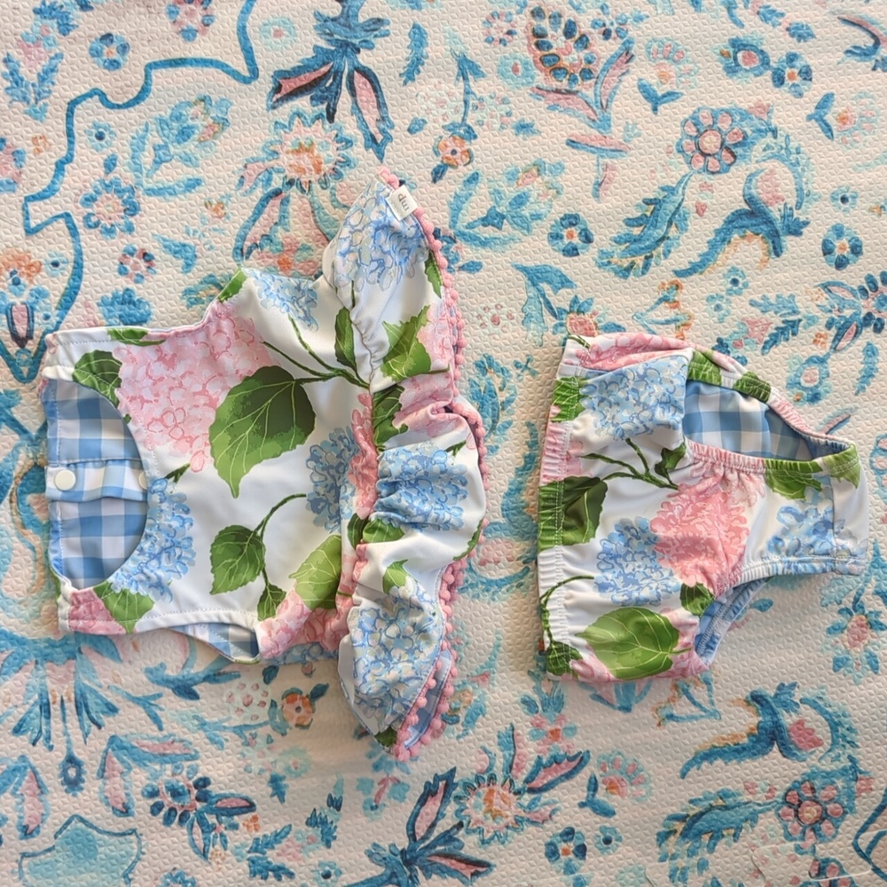 Mud Pie Reversible bathing suit 6-9M